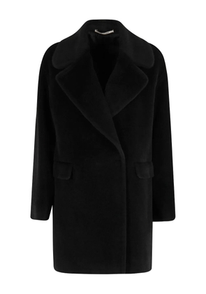 Tagliatore Astrid long-sleeve coat - Black
