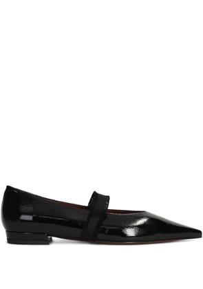 Roberto Festa frayed flat pumps - Black