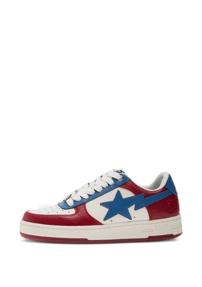 A BATHING APE® star panelled sneakers - White