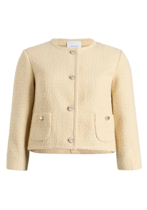 Patou collarless tweed jacket - 097L