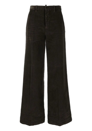 DSQUARED2 wide-leg corduroy trousers - Brown