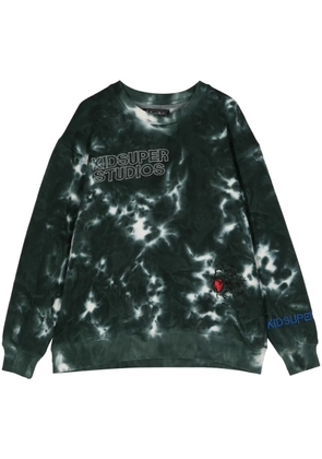 KidSuper Dyed Super embroidered sweatshirt - Green