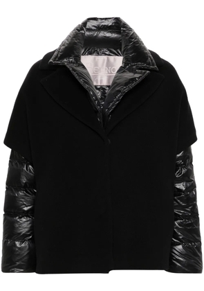 Herno layered wool jacket - Black