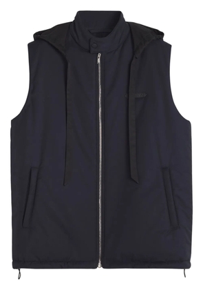Lanvin detachable-hood gilet - Blue