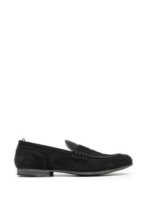 Officine Creative Bilt 001 suede loafers - Black