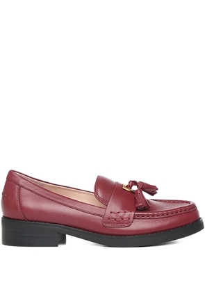 Coccinelle tassel detail flat shoes - Red