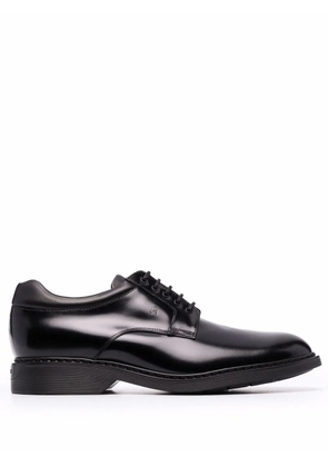 Hogan Highlights leather Derby shoes - Black