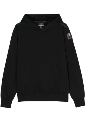 Parajumpers Everest logo-patch hoodie - Black