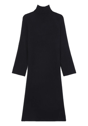 A.P.C. high-neck ribbed dress - Black
