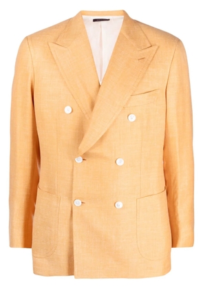 Brioni double-breasted blazer - Orange