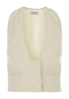 THE ANDAMANE gabardine vest - Neutrals