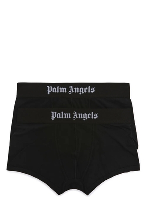 Palm Angels classic logo-waistband boxers set - Black