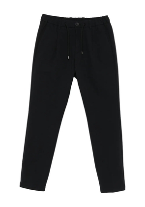 Herno drawstring cotton trousers - Black