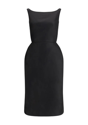 Magda Butrym midi square neck dress - Black