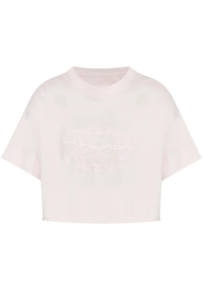 Givenchy cotton cropped T-shirt - Pink