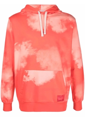 Paul Smith cloud-print pullover hoodie - Red