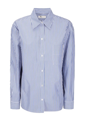 Sibel Saral striped long-sleeve shirt - Blue