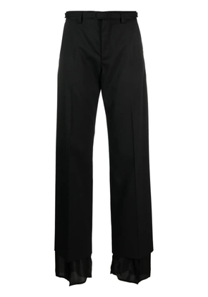 MM6 Maison Margiela high-waisted flared trousers - Black