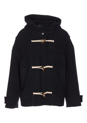 Circolo 1901 frog closure hooded coat - Black