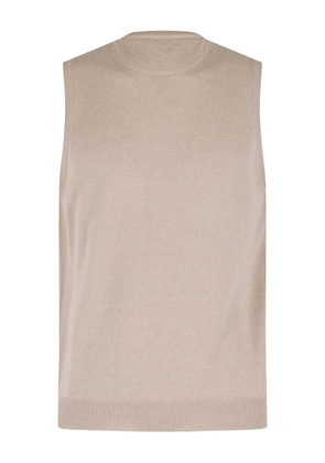 Filippo De Laurentiis ribbed sleeveless top - Neutrals