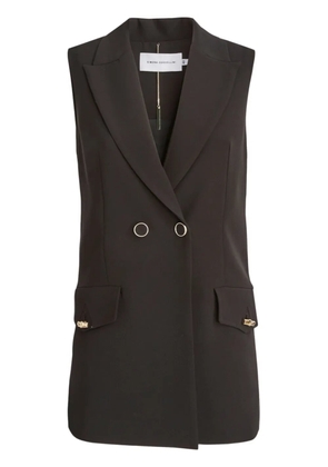 SIMONA CORSELLINI sleeveless blazer - Brown