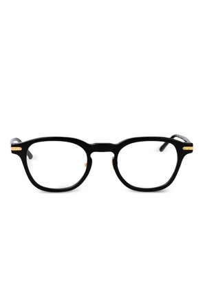 Linda Farrow Nouvel round-frame glasses - Black