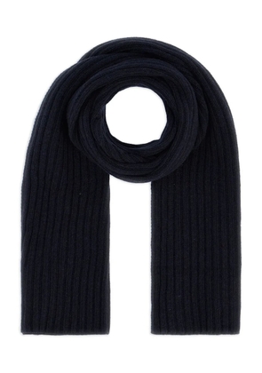 Peuterey ribbed-knit scarf - Blue