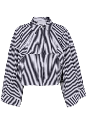 Erika Cavallini striped blouse - Blue