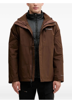 Columbia Element Blocker™ hooded zip-fastening jacket - Brown
