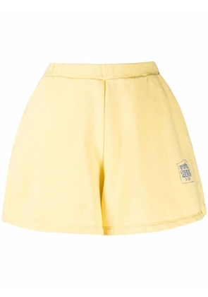 Opening Ceremony logo-print elasticated shorts - Yellow
