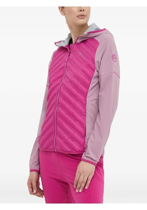 La Sportiva quilted-design hooded performance jacket - Pink