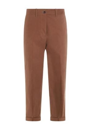 Nine In The Morning straight-leg trousers - Brown