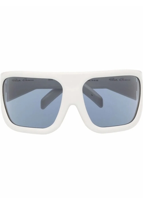 Rick Owens Davis oversized sunglasses - White