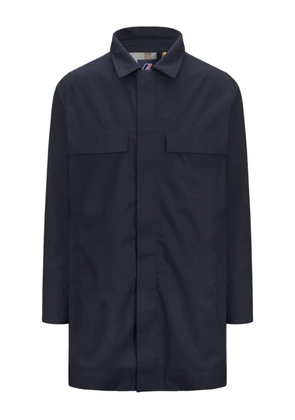 K-Way cotton-blend coat - Blue