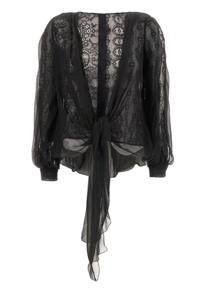 Alberta Ferretti silk blouse - Black