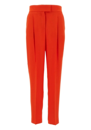 HUGO logo-lettering trousers - Red