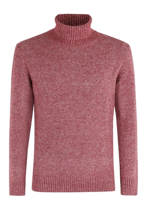 Kangra ribbed turtleneck sweater - Red