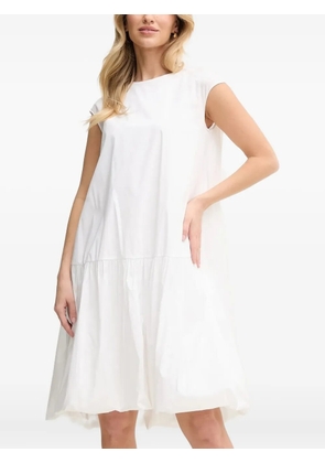 Liviana Conti cap-sleeve tiered dress - White