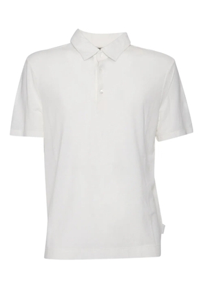 Ballantyne short-sleeve cotton polo shirt - White