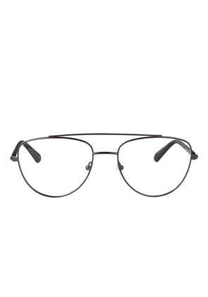 Calvin Klein Jeans metal pilot-frame glasses - Grey