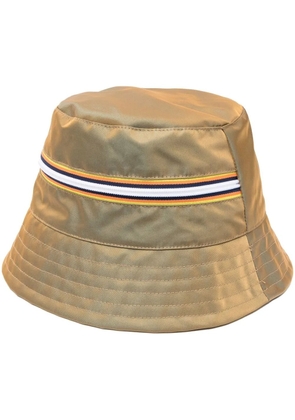 K-Way R&D zip-detail bucket hat - Gold