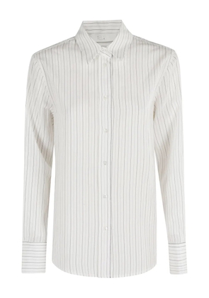 Tela stripe-pattern shirt - White
