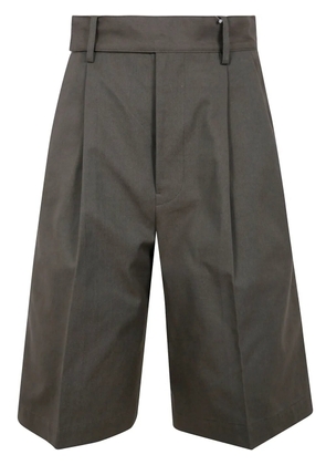 Yohji Yamamoto pleated shorts - Green