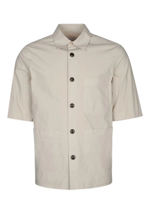 Jacob Cohën short-sleeved button-up shirt - Neutrals
