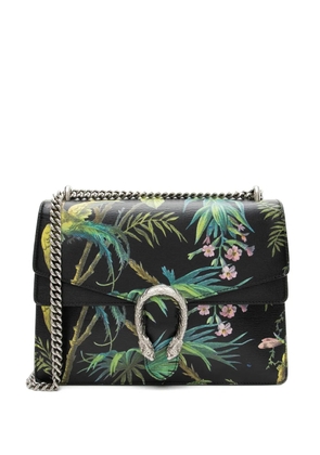 Gucci Pre-Owned 2014 large Dionysus tropical-print shoulder bag - Black