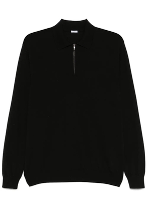 Malo virgin wool polo shirt - Black