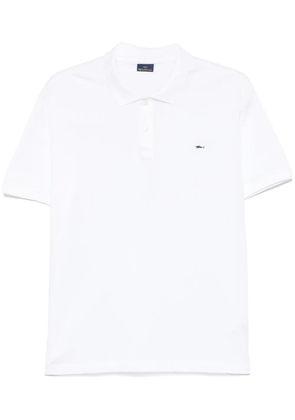 Paul & Shark logo-patch polo shirt - White