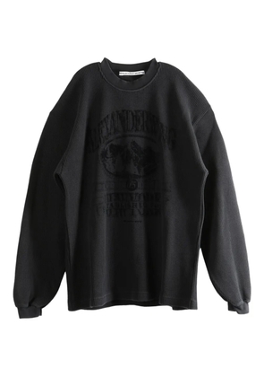Alexander Wang graphic-print sweatshirt - Black