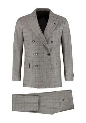 Lardini checked suit - Grey