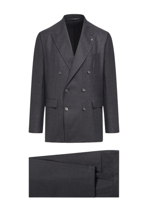 Tagliatore double-breasted wool suit - Grey